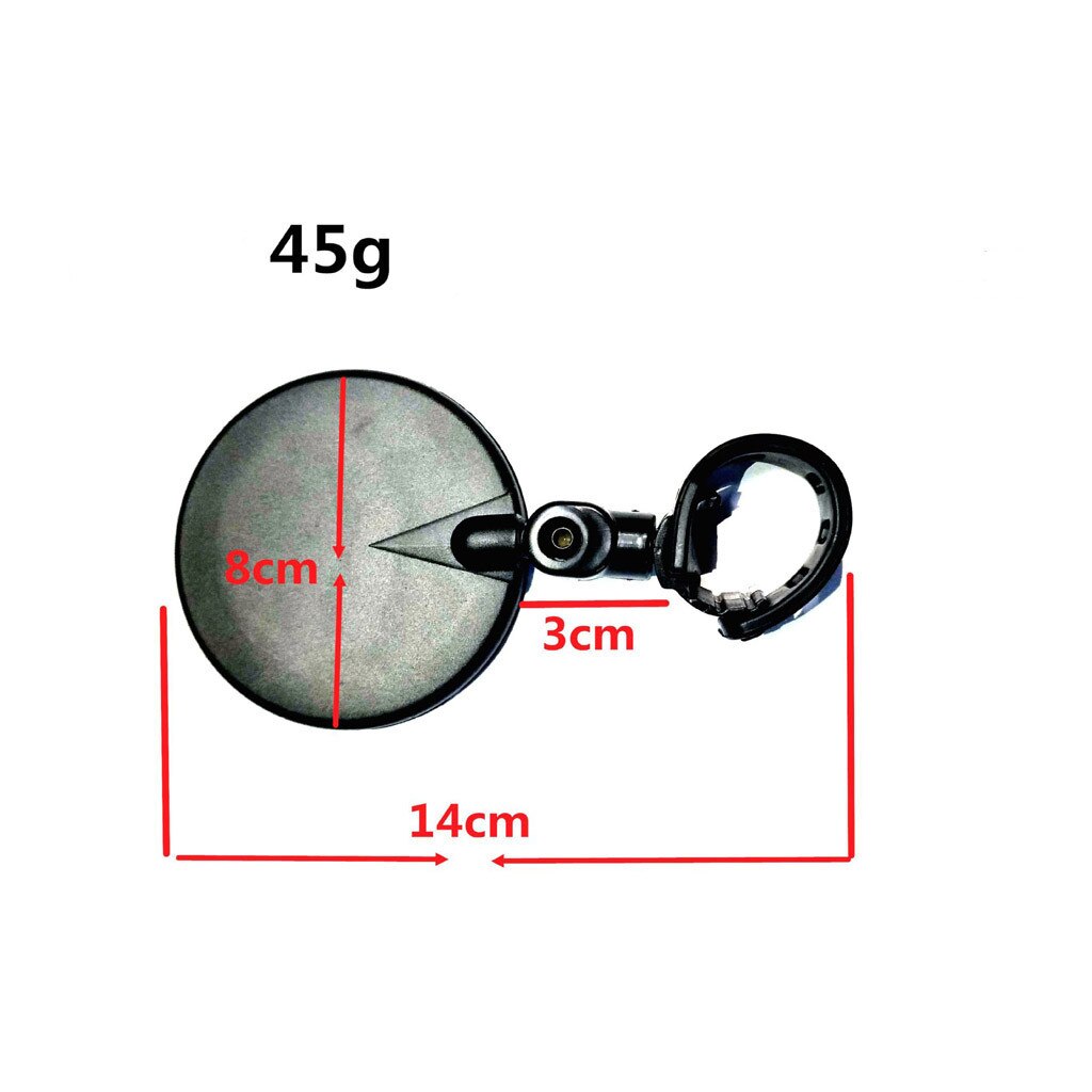 Guidon de vélo universel, 1x, Mini rétroviseur, réglable, rotatif, vtt, accessoires de cyclisme, #50