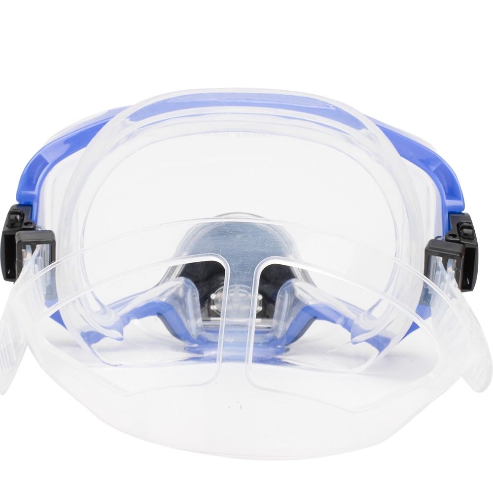 GTOS wide one vision scuba free diving mask Dive and Snorkeling Mask one lens standard adult size clear silicone belt