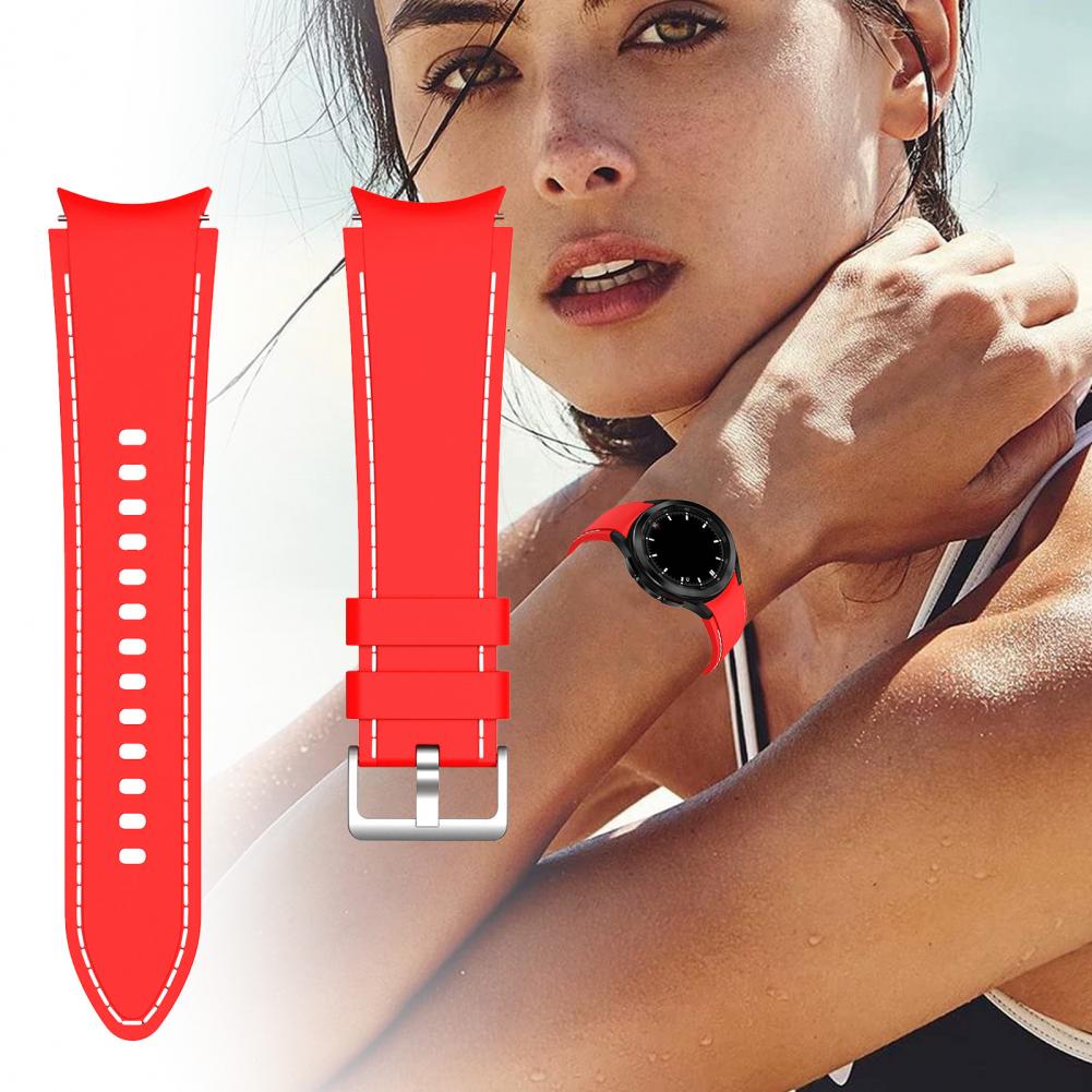 Bracelet de montre en Silicone, 20mm, ajustable, , pour Samsung Galaxy Watch 4/Watch 4 Classic
