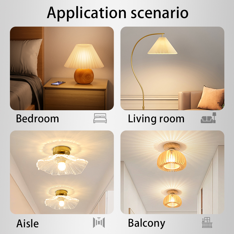 Belysning led-lampa 5w 7w 9w 12w 15w 18w 220v energibesparande glödlampor för hem sovrum trappa gångväg restaurang