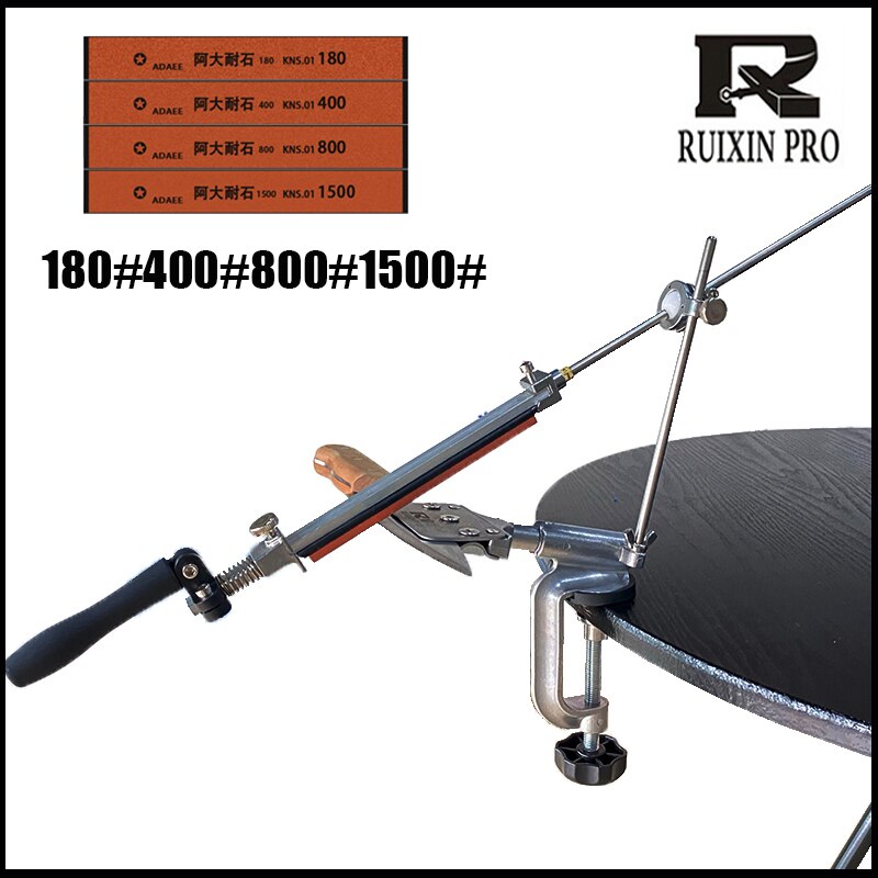 Ruixin Pro Knife Sharpener Fixed Angle Sharpener, Fixed Angle, Sharpening Tool Kitchen Knife, Scissors: E