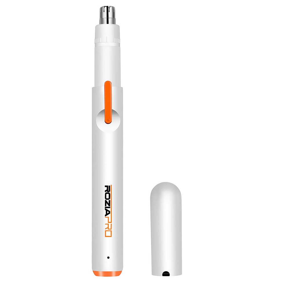Nez cheveux universel oreille nez tondeuse USB Rechargeable Portable électrique nez cheveux Trimme charge rapide muet: white