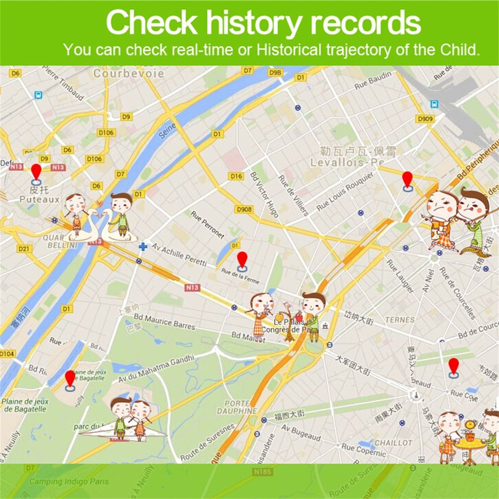 S668 Children Smart Watch Waterproof Round Screen Wristwatch Remote Viewfinder Zero-distance Positioning Kids Watch Phone