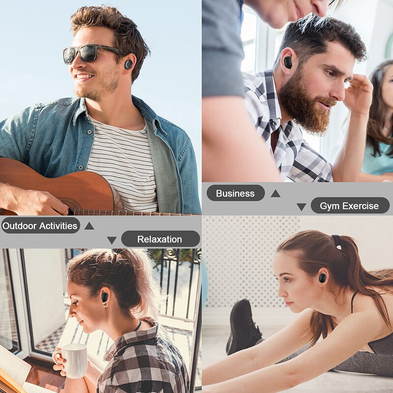 Bluetooth Earphones For Samsung Galaxy Note 10 Plus 9 S10 S10e S9 S8 M20 M10 A30 A50 A60 J6 J4 Headphone With Power Charge Box