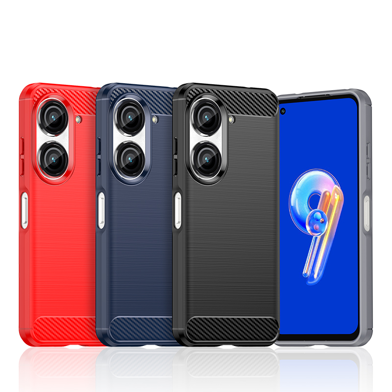 Schokbestendige beschermhoes voor de asus zenfone 9 10 inclusief zachte hoesjes.
