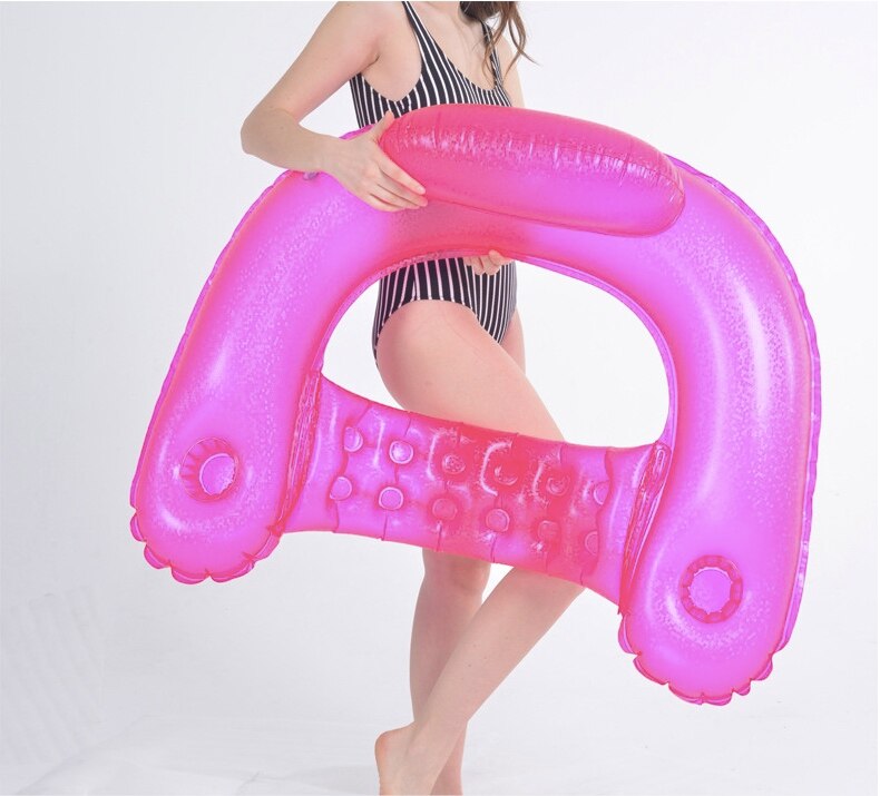 Colchón de natación plegable en piscina para niños y adultos, cama flotante inflable, cubierta hinchable, para verano: 128x84cm