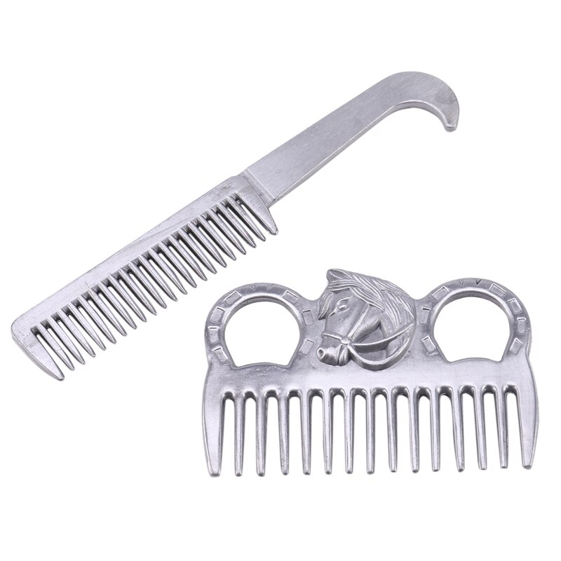 Kit de toilettage pour cheval 10 pièces brosse pour cheval outil de nettoyage brosse peigne poignées ensemble