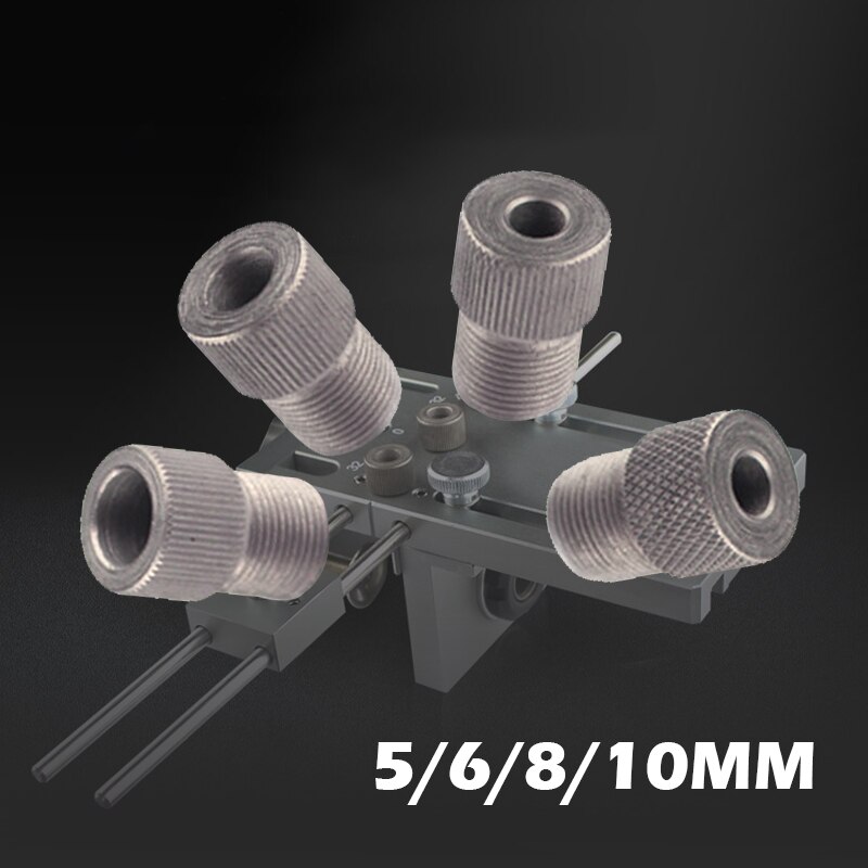 4mm-10mm Dowelling Jig Drill Sleeve Drill Bushing Matched with Woodworking Hole Drilling In Round Dowel Locator Drill Guide