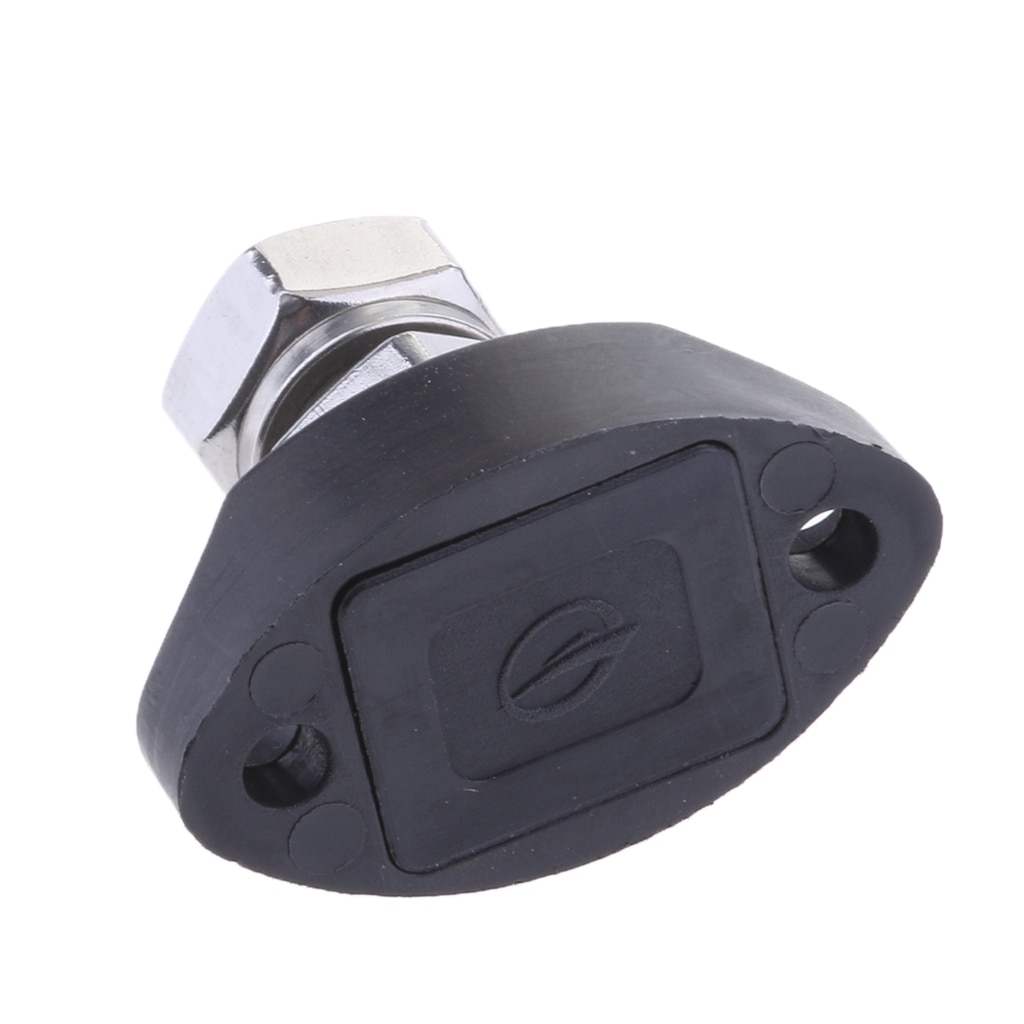 Dc 12v samleskinne klemmeblok  - 5/16 tommer 8mm positivt isoleret enkelt studs kraft- og jordforbindelsesstolpe - sort