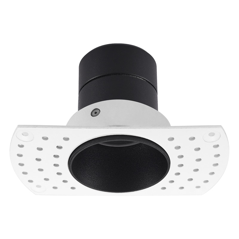 SCON-minifoco LED sin marco, luz empotrado en el techo COB CRI Ra 85 400lm, lámpara moderna de aluminio para pared de interior, 5W
