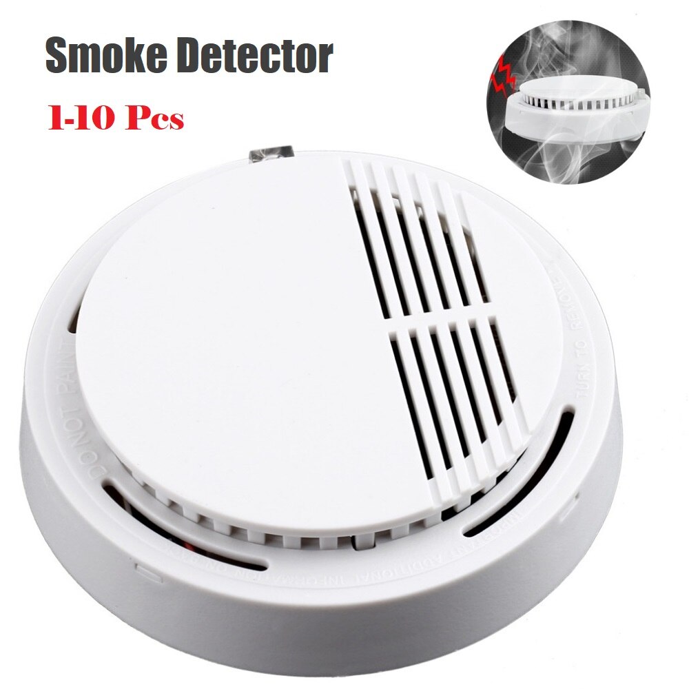 1/5/10Pcs Smoke Alarm Fire Detector Photoelectric Technology&amp;Low Battery Signal Fire Alarm Security System For Home Kitchen