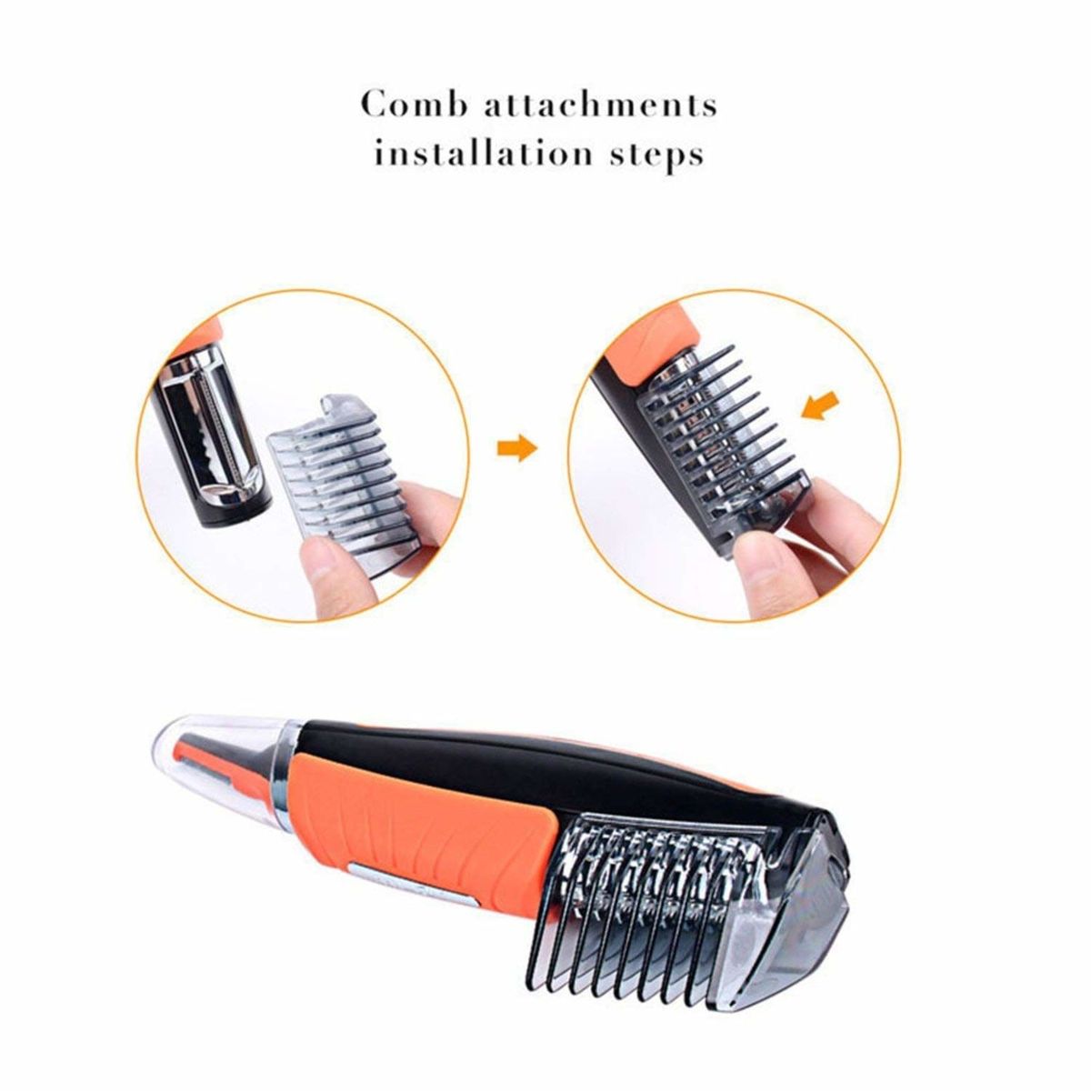 Micro precisante ceja, oreja Trimmer nariz eliminación Clipper máquina de afeitar eléctrico Personal cuidado de la cara de pelo Trimer con luz LED