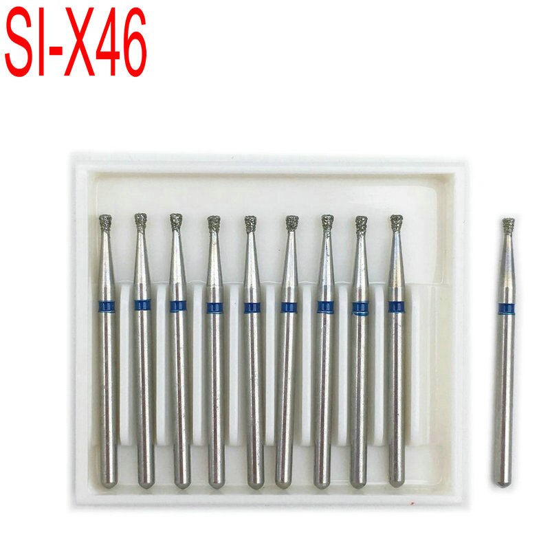 1 Pack Dental Diamond Fg Hoge Snelheid Boren Voor Polijsten SI-X46 Dental Laboratorium Boor