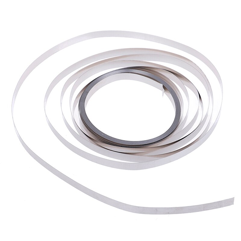 1pc 10m Pure Ni Plate Nickel Strip Tape For Li 18650 Battery Spot Welding 0.1mm*7mm