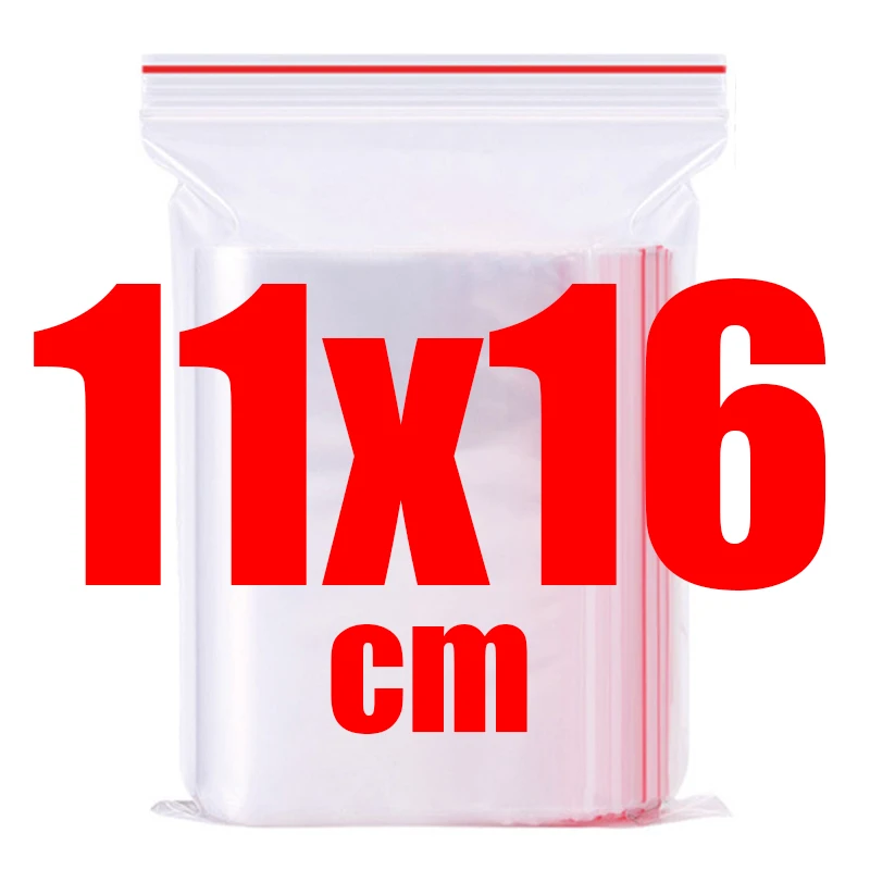 Self Sealing Clear Plastic Poly Bag Resealable Zip Bags Food Storage Pill Jewelry Package Reclosable Vacuum Fresh Sack: S / Brown