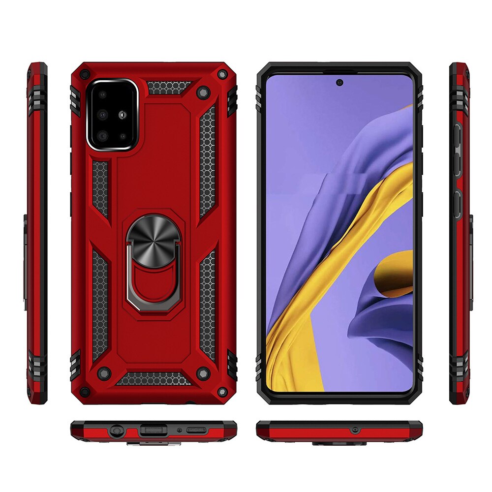 For Samsung Galaxy A51 Case Car Holder Mgnetic Ring Bracket Armor Cover For Samsung Galaxy A71 A50 A50S A30S Phone Cases