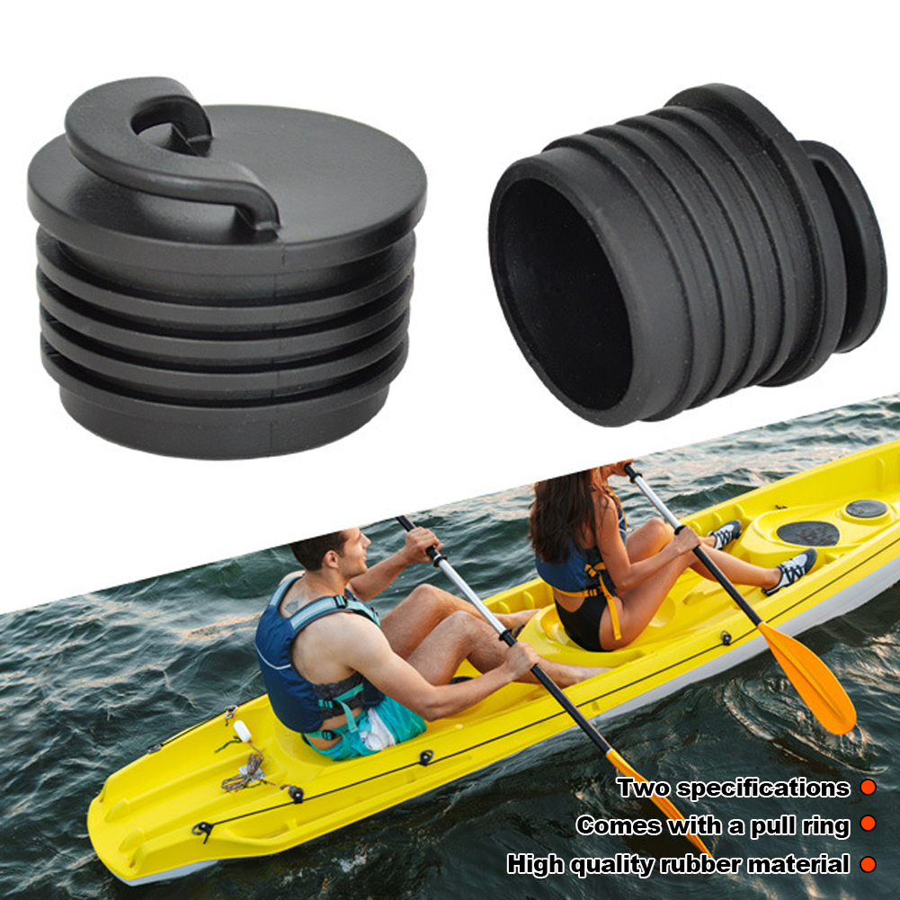 4 Stuks Zwarte Kajak Water Blokkeren Plug Marine Boot Scupper Stopper Bung Rubberen Gaten Stekkers Afvoergaten Stekkers Hardware Accessoires