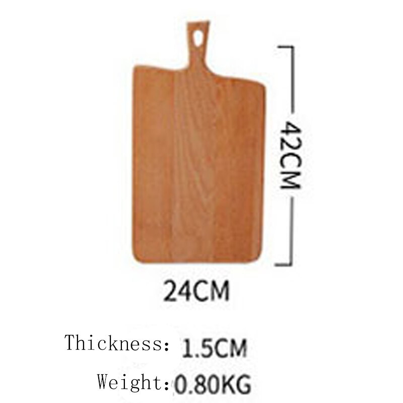 Wooden Chopping Boards Solid Wood Cutting Board Black Walnut Pizza Board Whole Wood Steak Bread Board Cutting Vegetables Fruit: 42x24x1.5