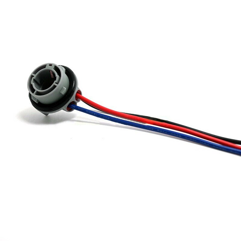 2Pcs 1157 Bulb Socket BAY15D Lamp Holder P21/5W Adapter Base Connector For Brake Light Plastic Car Accessories
