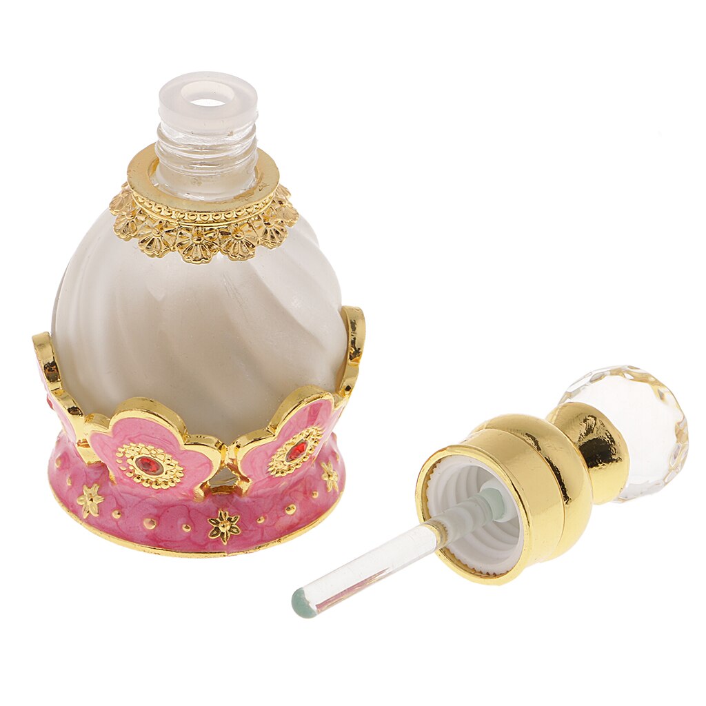Botella de Perfume vacía Vintage, botellas de Spray de vidrio, rellenables