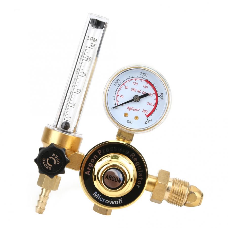 Argon Regulator WX-55T G5/8 Male Thread Argon Gas Pressure Reducer Argon Gas Meter Regulator Gas Pressure Measurement