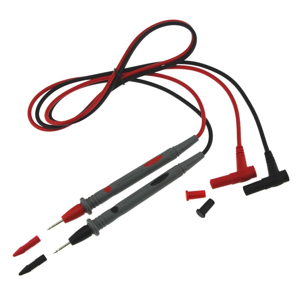 1 Paar Universal Probe Test Leads Pin Voor Digitale Multimeter Naald Tip Meter Multi Meter Tester Lead Wire Probe Pen kabel 10A: 2-PT1004