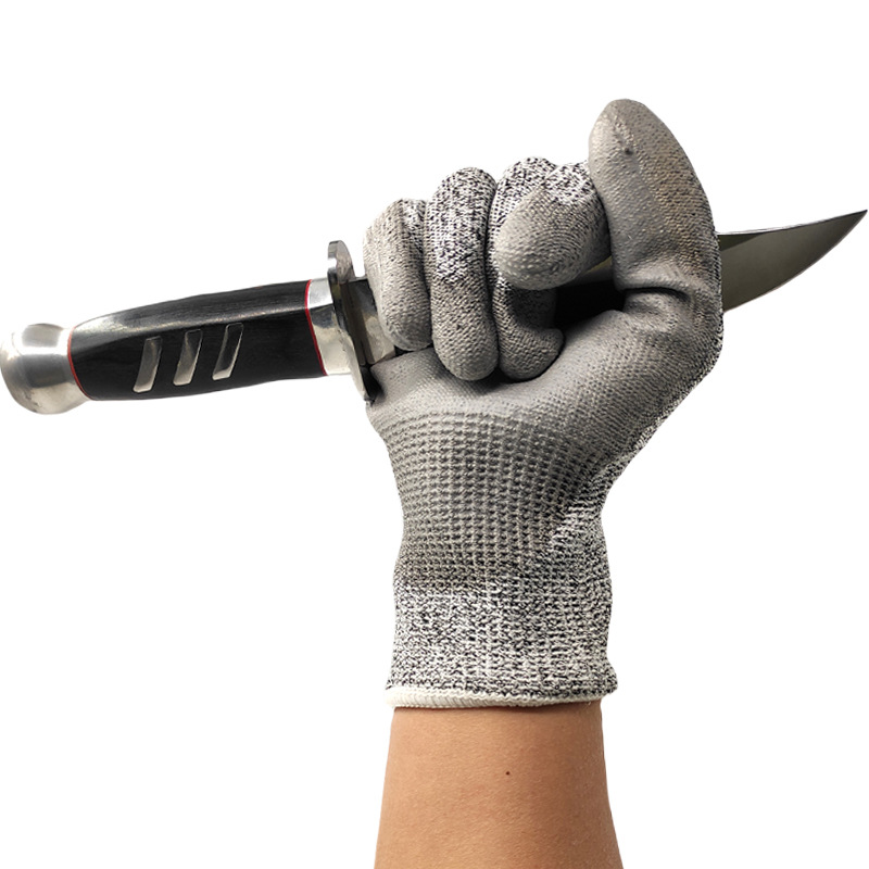 1pair Universial Anti-cut Gloves Safety Cut Proof Resistant Waterproof Garden Safety Emulsion Gloves