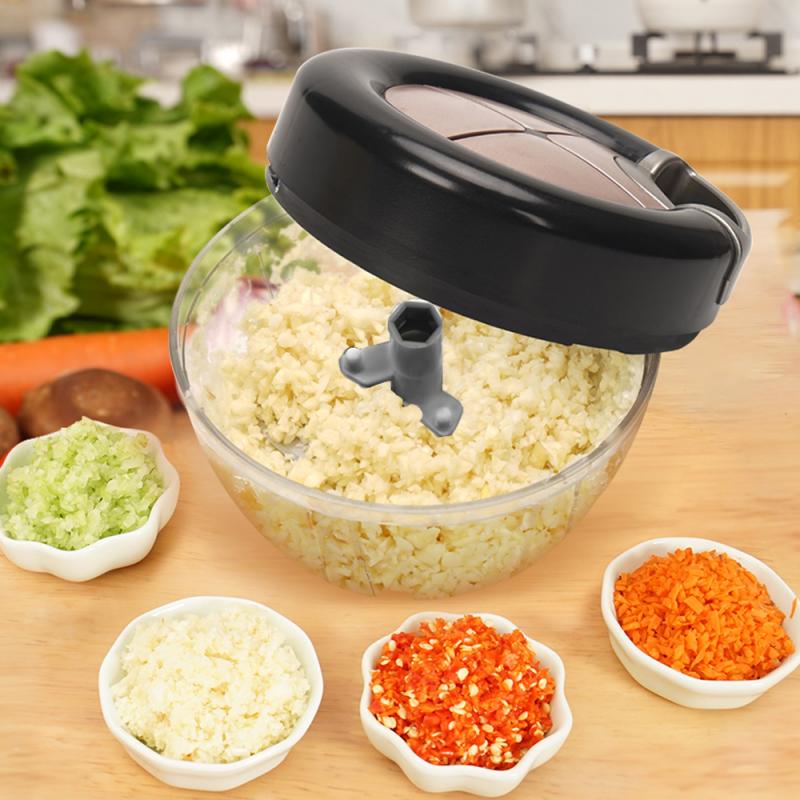 Manual de alimentos chopper frutas vegetais mão puxar cortador alimentos porca cebolas chopper liquidificador misturador multifuncional cozinha processador alimentos