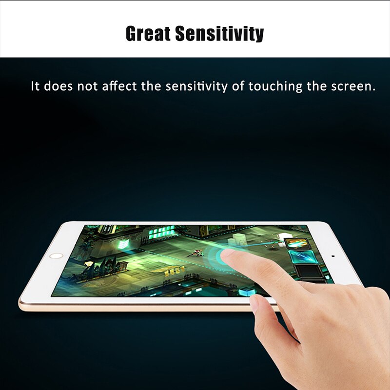 Para iPad Air Pro Mini 1 2 3 4 5 6 7 8 9 11 12.9 Anti-Scratch Protetor de Tela de Vidro Temperado Para O iPad 9.7 10.2 10.5 Pro 11 12.9