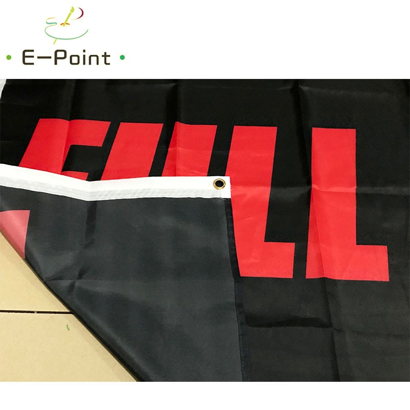 Black Background Red Full Send Flag 2ft*3ft (60*90cm) 3ft*5ft (90*150cm) Size Christmas Decorations for Home Flag Banner