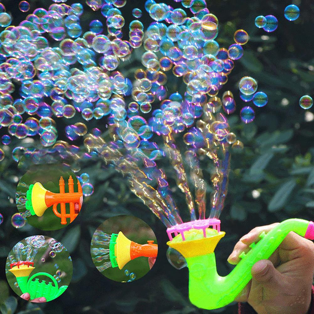 Zomer Leuke Bubble Multi-Gat Trompet Water Zeep Bellen Blazen Outdoor Kids Kinderen Speelgoed