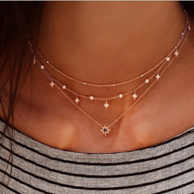 Necklaces & Pendants Vintage Multilayer Choker Necklace for Women Maxi Collar Collier Femme Moon Jewelry Accessories: Type 13