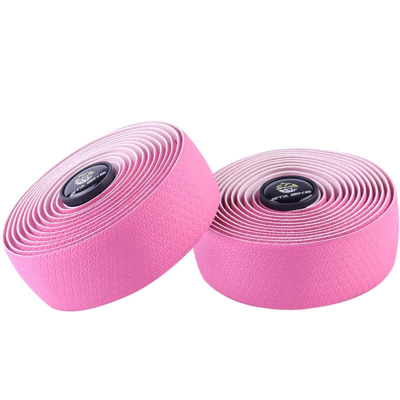 Dode Vlieg Fiets Lederen Stuur Bandjes Mountainbike Gedessineerde Stuur Bandjes Racefiets Fietsstuur: Pink