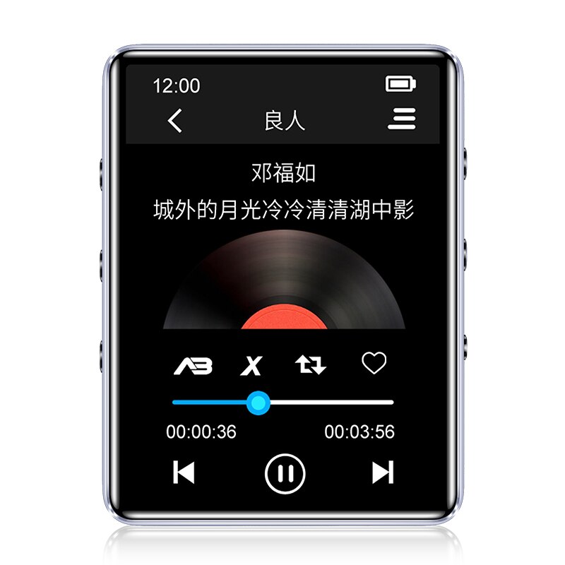 Original touch full screen Bluetooth 5.0 mp3 player Metal with built-in speaker, e-book recording FM radio