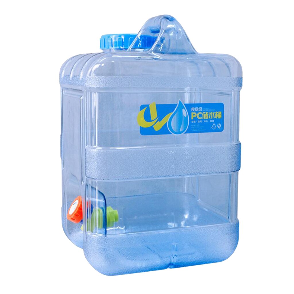 Water Emmer Container Pc Tank Outdoor Camping Accessoires Met Kraan 15L