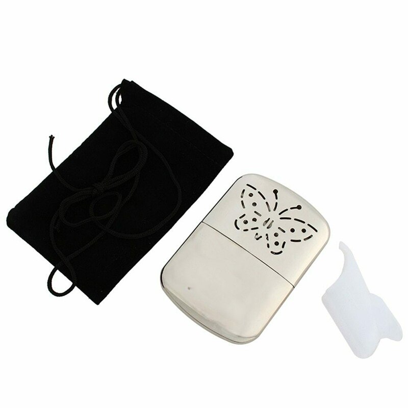 Portable Pocket Platinum Standard Fuel Hand Warmer Indoor Outdoor Handy Warmer Heater Zinc Alloy Pocket Warmer