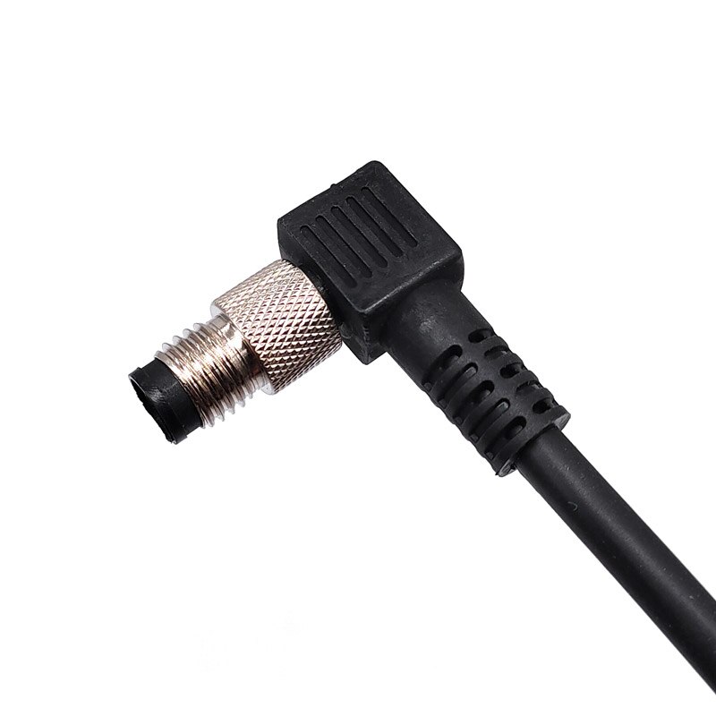M8 Sensor Connector Cable Waterproof plug Male&amp;Female Straight Angle 4 5 Pin +2m PVC line