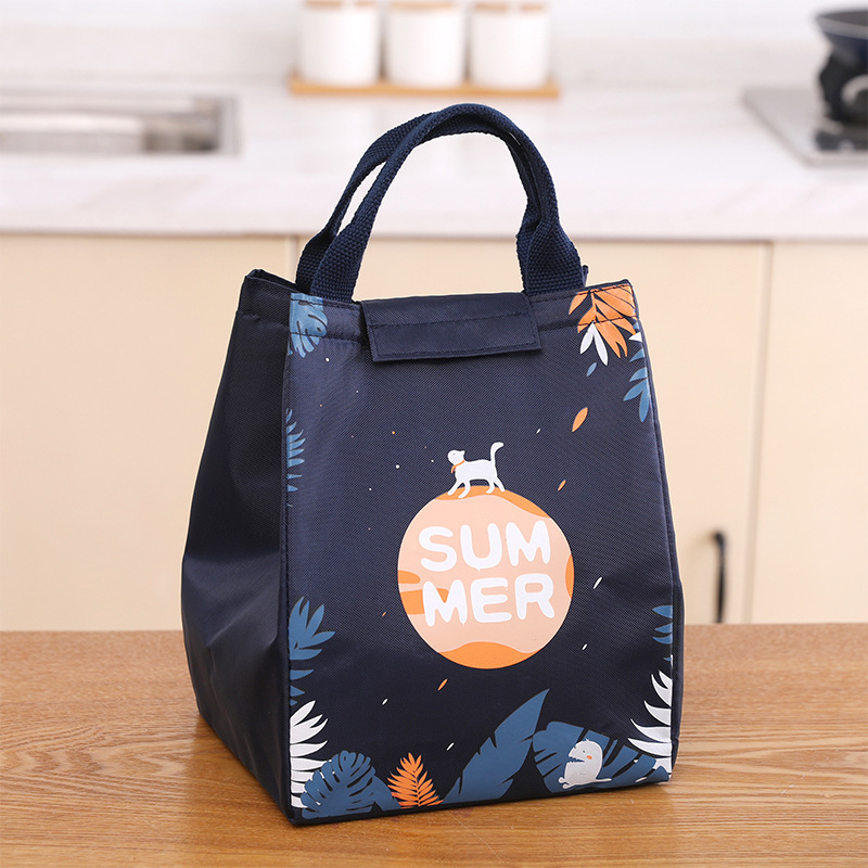 Neue Cartoon Kühler Mittagessen Tasche Wasserdicht Mittagessen Box für Picknick Kid Frauen Reise Thermische Frühstück Organizer Isolierte Lagerung Pack: Gold