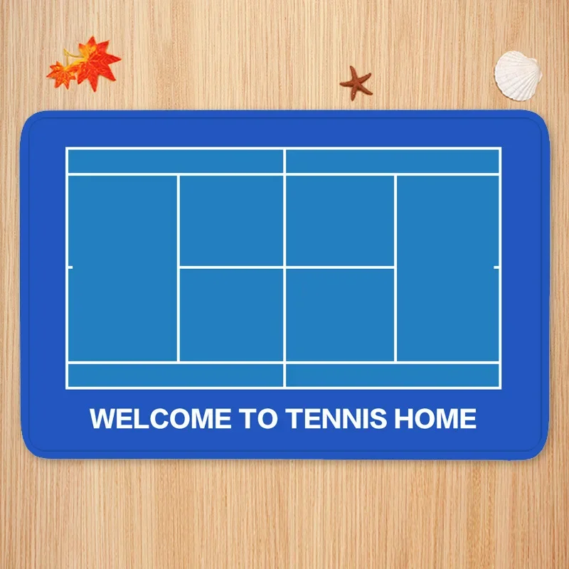 Antislip Tennisbaan Deur Mat Tapijt Badkamer Keuken Balkon Woonkamer Veranda Bed Woondecoratie: 50 cm x 180 cm / Marineblauw