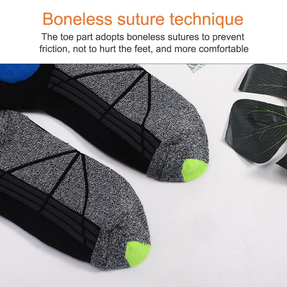 1 paire unisexe escalade épaissie Long Tube chaussettes de Ski en plein air Sport Portable automne hiver absorber la sueur randonnée garder au