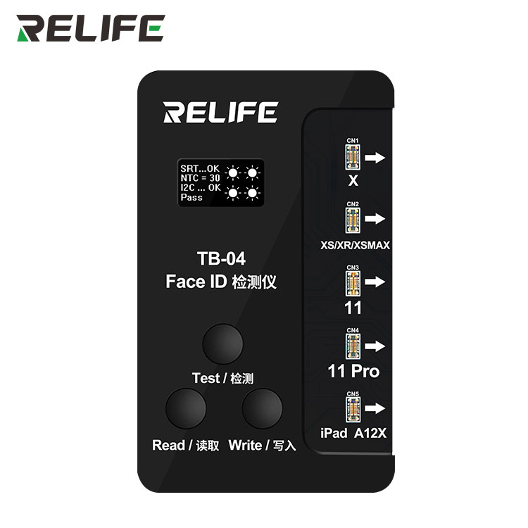 RELIFE Face ID Repair Instrument TB-04 For iPhone X XS XSM XR 11 11PRO 11PROMAX Dot Cable repair tools: Host
