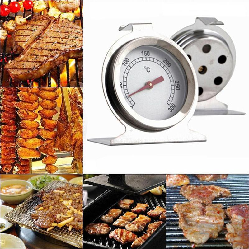 Steel Oven Cooker Thermometer Gauge Stand Up Food Meat Dial Oven Thermometer Tool