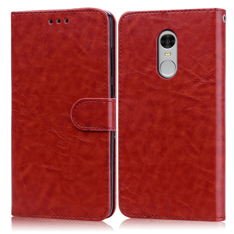 Custodia Flip in pelle per Xiaomi Redmi Note 4 custodia per Redmi Note 4 Note4 custodia per telefono per Fundas Xiaomi Redmi Note 4X borse: For Redmi Note 4 / Brown