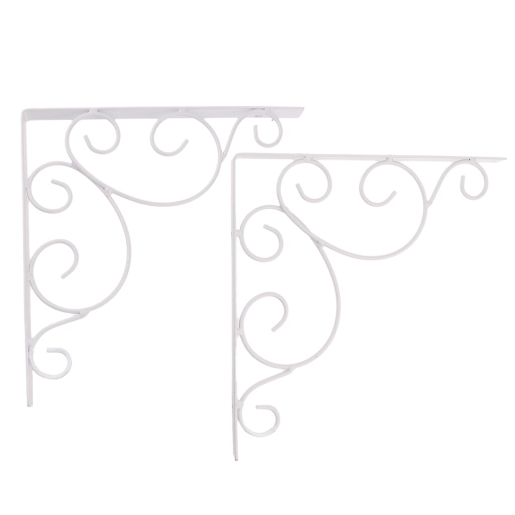 Antique Shelf Support Bracket, Carved Corner Triangle Brace, L Shape Bracket 20cm