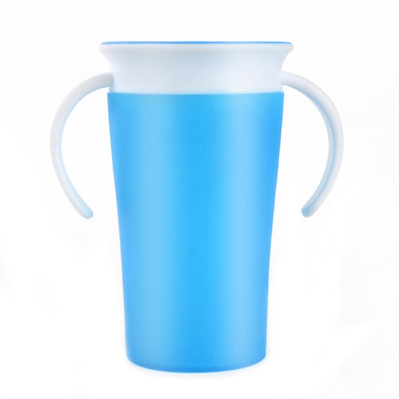 Anti Spill Cup For Baby Learning Drink Mug Leak Proof Bottle With Handle Waterproof cup: 03