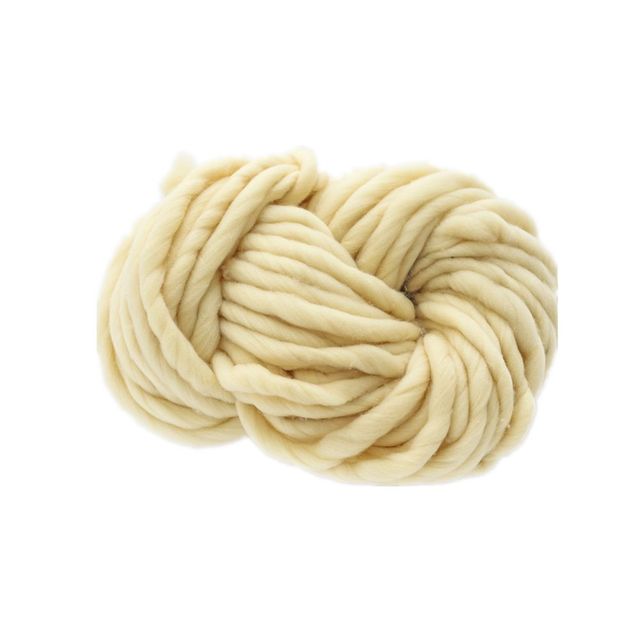 Grof Deken Bal Breien Draad Arm Gebreide Deken Grof Wol Garen Wol Dik Garen Bal Grof Wol Grof Garen: beige