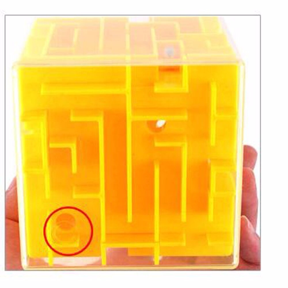 Divertente 3D Cubo Magico Labirinto Intelletto Puzzle Di Velocità della Palla Cubo Gioco Labirinto di Rotolamento Magico Equilibrio Mano Rompicapo Giocattoli di Apprendimento