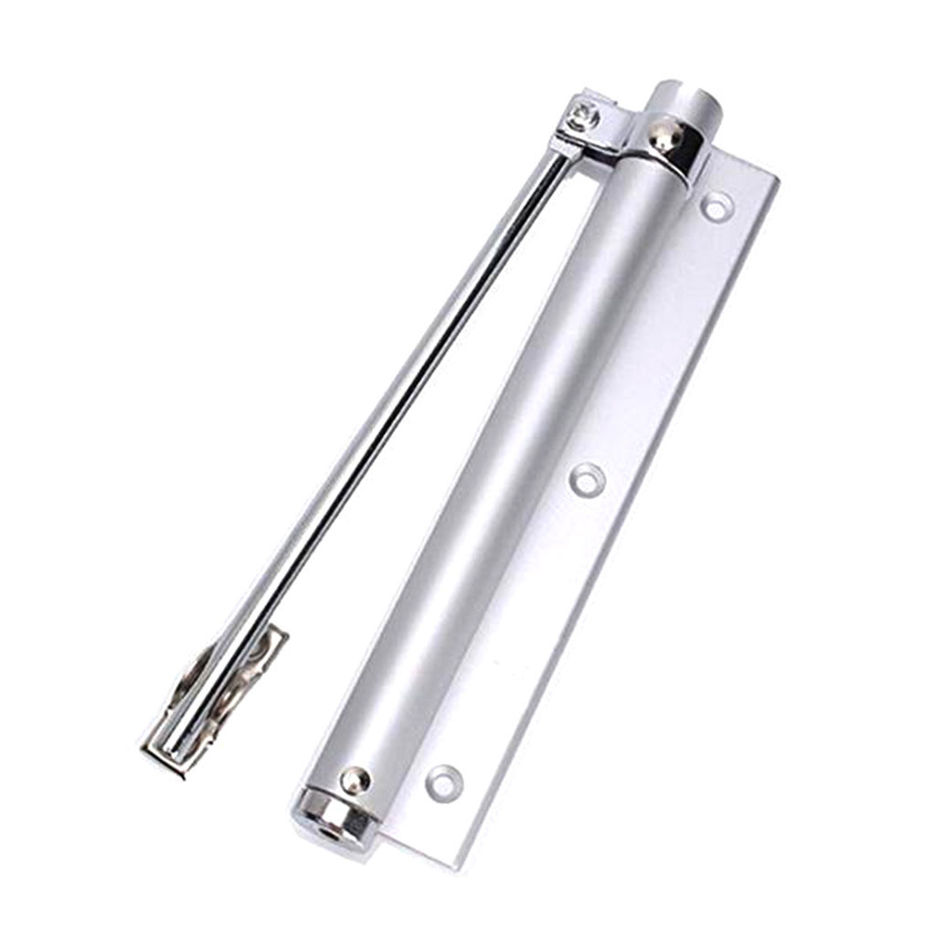 Door Closer Single Spring Strength Adjustable Surface Mounted Stainless Steel Automatic Closing Fire Rated Door Hardware