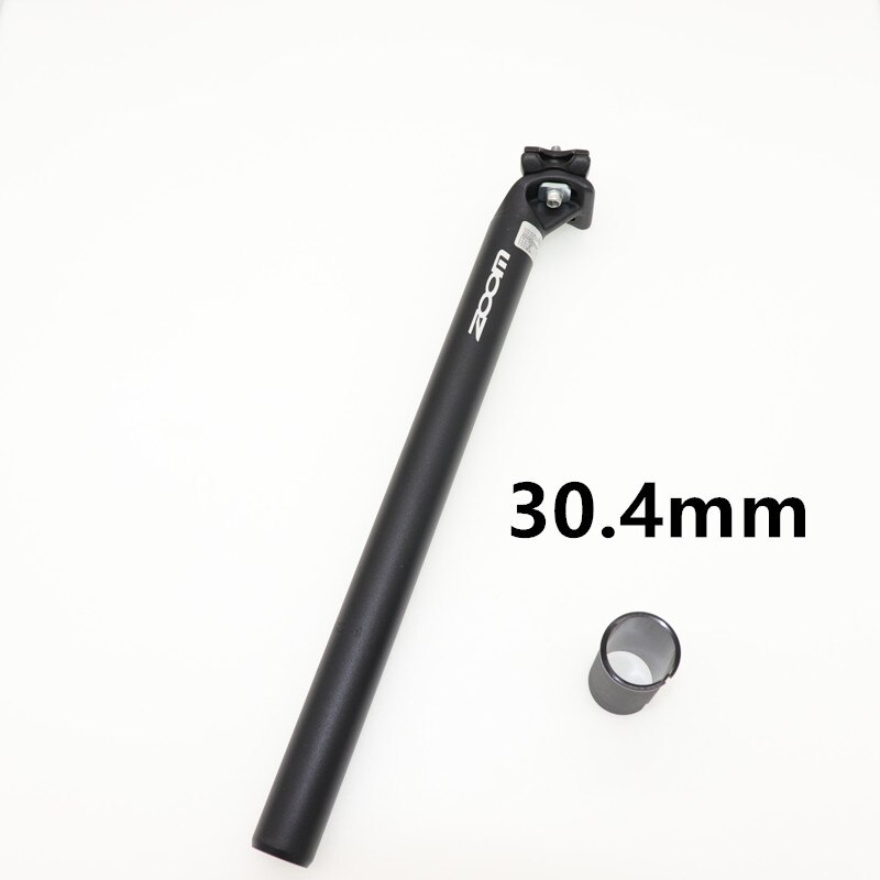 Zoom MTB luz peso sillín 280g 12MM OffSet 2-pernos de poste de asiento de bicicleta negro mate/27,2/30,9/31,6mm 350mm: 30.4x350mm