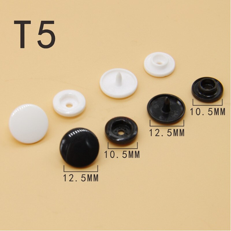 Chenkai 200sets T5 Size 20 KAM Plastic Resin Snaps Buttons fasterners for DIY Garments Sewing Craft Cloth Bib Diaper (20 color)